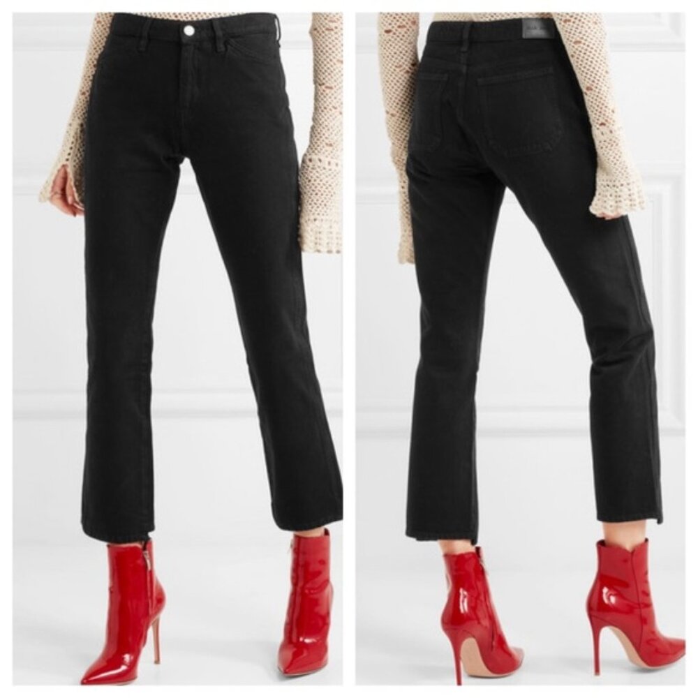 M.i.H. Black Cult Mid-rise Straight Jeans Size 27 EUC!